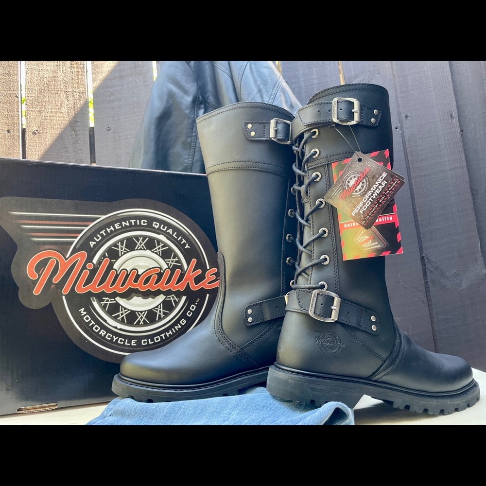 Milwaukee Dream Girl 14 inch Genuine Leather Boots